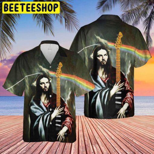 The Prophecy Of Prog David Gilmour Jesus Hawaiian Shirt