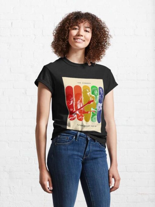 The Strokes Future Present Past Colorful Shirt