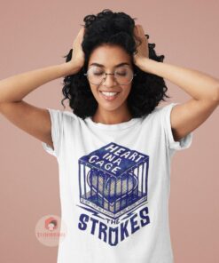 The Strokes Unisex Tee Heart In A Cage