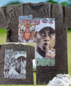 Vintage Tiger Woods Worldwide Golfer Golf Players Graphic T-shirt