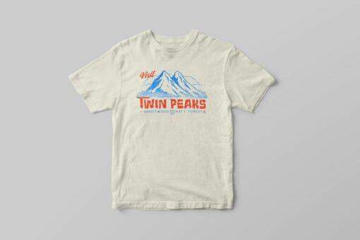 Vintage 90s Tv Series Twin Peaks Ghostwood T-shirt