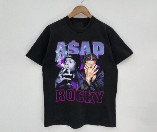 Vintage Asap Rocky Rapper Graphic Unisex Shirt