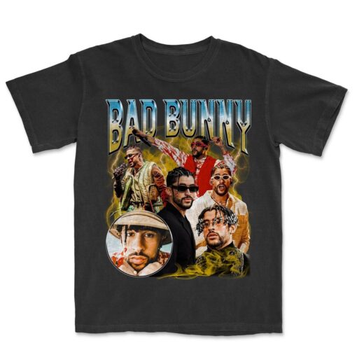 Vintage Bad Bunny Rapper Unisex Shirt