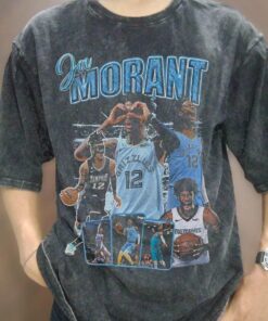 Vintage Bootleg Ja Morant Basketball Players Nba T-shirt