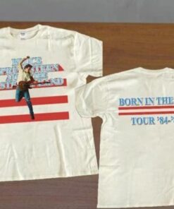 Vintage Bruce Springsteen  Born In The Usa Band Shirt