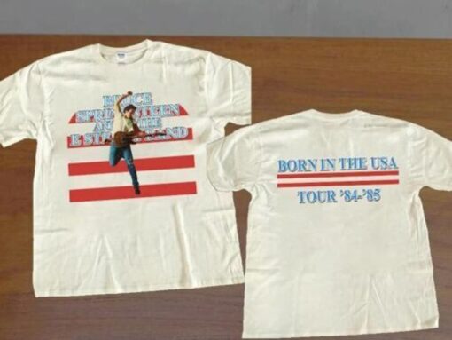 Vintage Bruce Springsteen  Born In The Usa Band Shirt