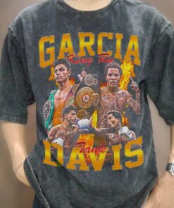 Vintage Gervonta Davis Vs Ryan Garcia T-shirt Boxing Sports Shirt