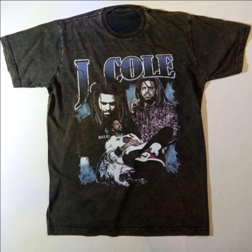 Vintage J Cole Rapper Graphic T-shirt For Hip Hop Fans