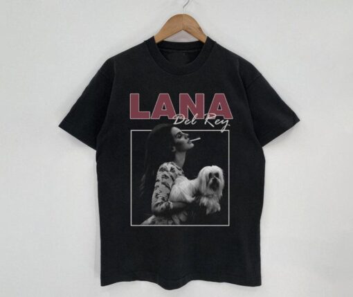 Vintage Lana Del Rey And Dog Graphic Shirt