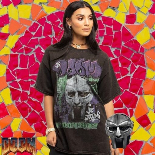 Vintage Mf Doom Rapper Doomsday Graphic T-shirt