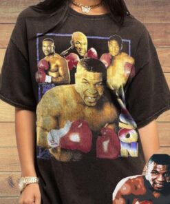 Vintage Mike Tyson Boxing Graphic T-shirt For Sports Fans