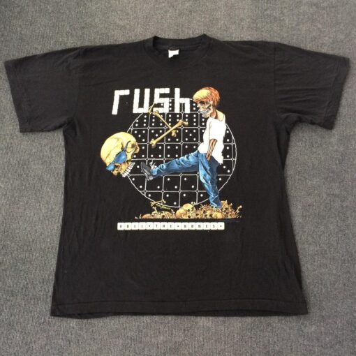 Vintage Rush Roll The Bones Tour T Shirt