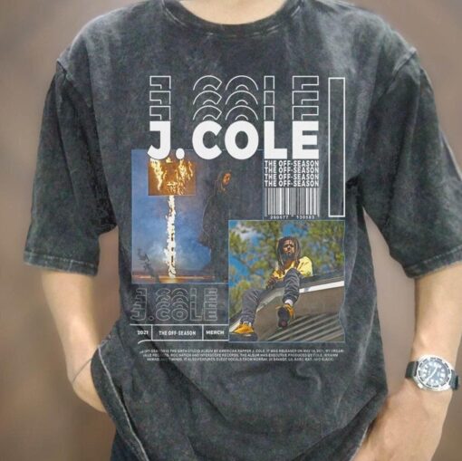 Vintage The Off Season J Cole Rapper Graphic T-shirt For Hip Hop Fans
