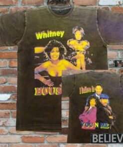 Whitney Houston Debut Studio Album Vintage Hawaiian Shirt Best Gift For Fans