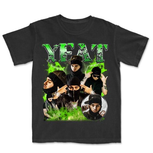 Yeat Graphic T-shirt Rapper Tee Best Gift For Fans