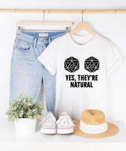 Yes They’re Natural T-shirt, Dungeons And Dragons  T-shirt