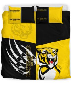 Afl Richmond Tigers Black Yellow Doona Cover