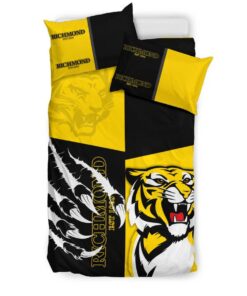Afl Richmond Tigers Black Yellow Doona Cover 2