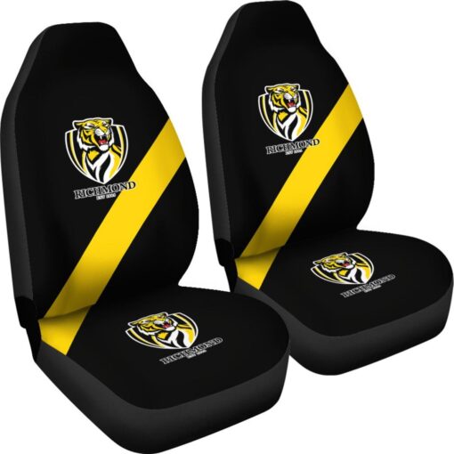 Afl Richmond Tigers Logo Car Seat Covers Best Gift For Fans