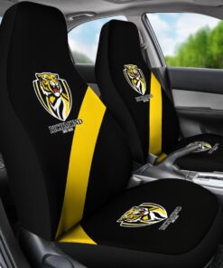 Afl Richmond Tigers Logo Car Seat Covers Best Gift For Fans 3
