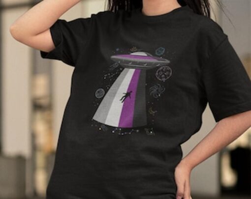 Asexual Aliens Lgbtq Community Pride Month T-shirt