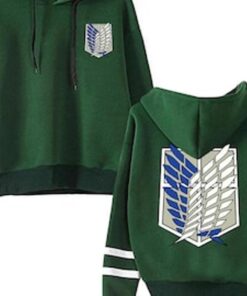 Attack On Titan Scout Regiment Logo Hoodie For Anime Fans