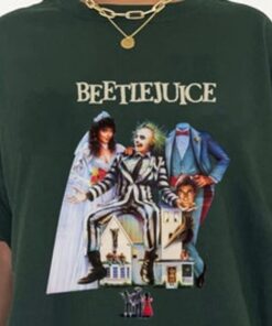 Beetlejuice Horror Film Tim Burton Alec Baldwin Graphic T-shirt