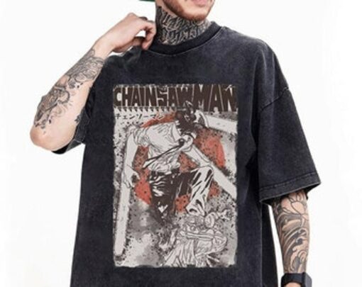 Chainsaw Man Graphic Unisex T-shirt For Anime Fans