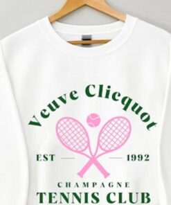 Champagne Veuve Rose Graphic Shirt
