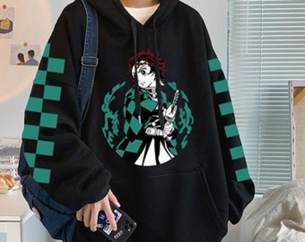 Demon Slayer Character Tanjiro Kamado Hoodie For Anime Fans