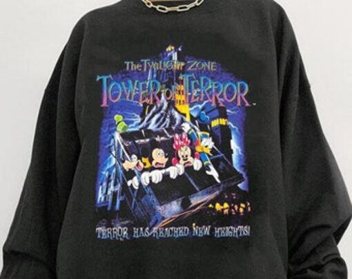 Disney The Twilight Zone Tower Of Terror Graphic Unisex T-shirt