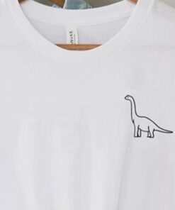 Funny Cute Dinosaur Simple Design T-shirt