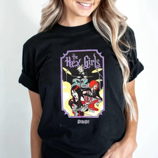 Halloween Theme The Hex Girls Rock Band Graphic T-shirt