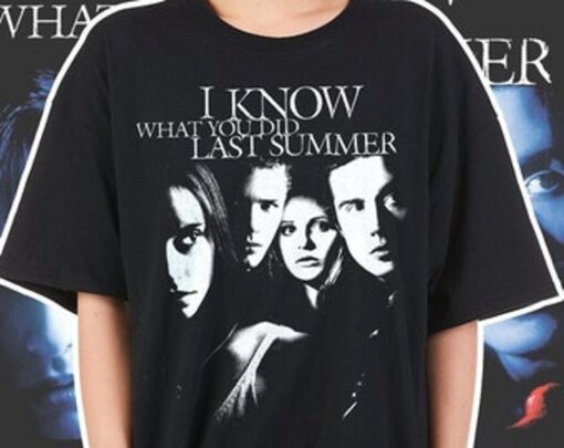 I Know What You Did Last Summer Shirt Horror Film Graphic T-shirt