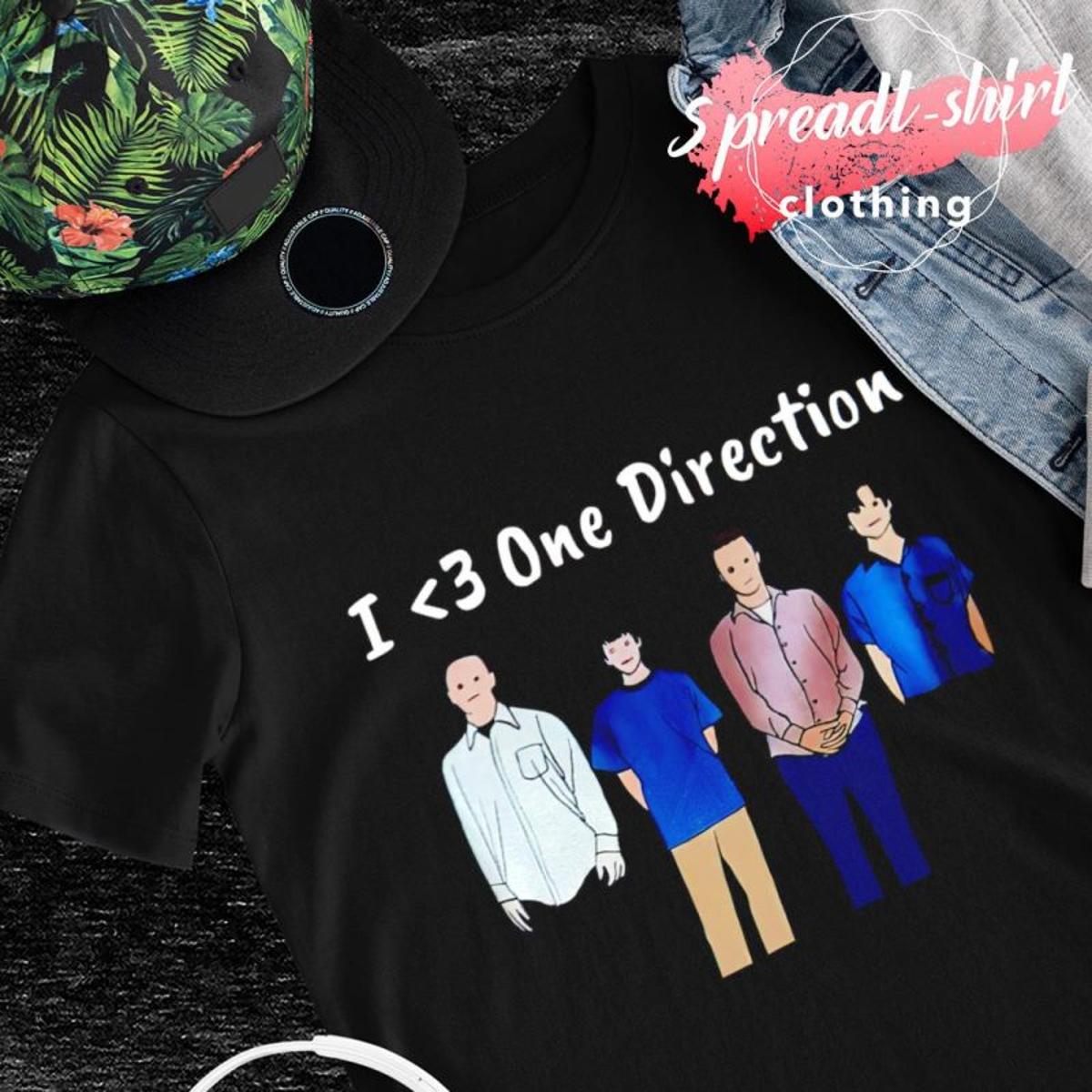 I Love One Direction Weezer Shirt
