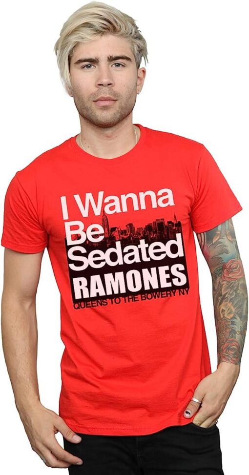 I Wanna Be Sedated T-shirt Best Ramones Fan Gift