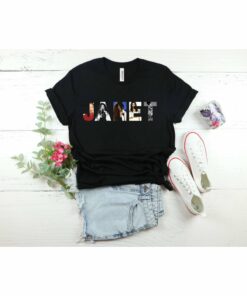 Janet Jackson Together Again Tour 2023 Text T-shirt Best Fans Gifts