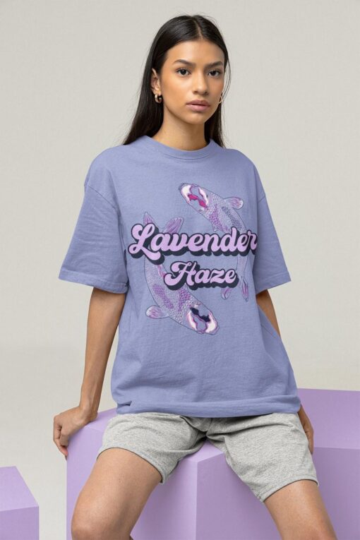 Lavender Haze Koi Fish Shirt