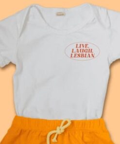 Live Laugh Lesbian Shirt Lgbtq Pride Month T-shirt