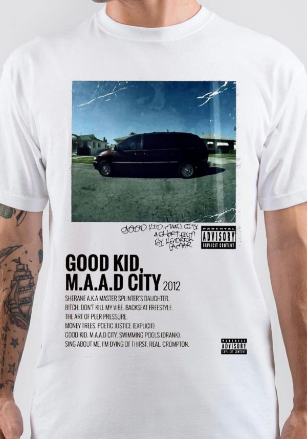 M.a.a.d City Kendrick Lamar Fan  T-shirt