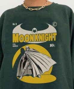 Moon Knight Marvel Comic Retro Style T-shirt Fan Gifts