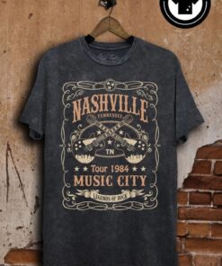 Nashville Music City T-shirt Best Gift For Fans