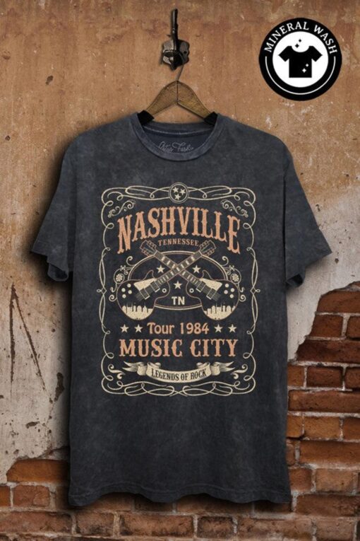 Nashville Music City T-shirt Best Gift For Fans