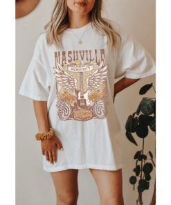 Nashville Music City Vintage T Shirt