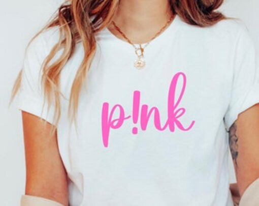 P!nk Singer Text T-shirt Best Gifts For Fans