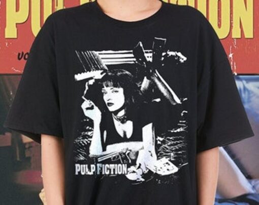 Pulp Fiction Quentin Tarantino Movie Graphic T-shirt