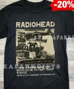 Radiohead Scribble Kid A Album Graphic Unisex T-shirt