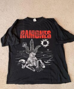 Ramones Loco Live Band Tour T shirt 1