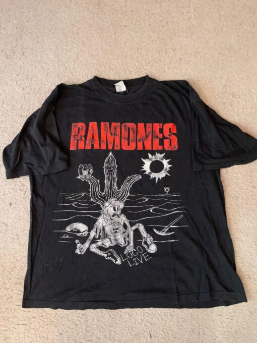 Ramones Loco Live Band Tour T-shirt