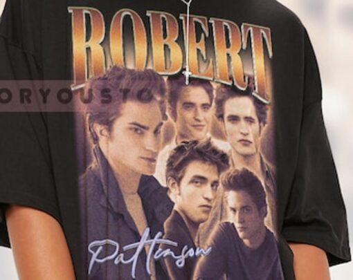 Robert Pattinson Twilight Edward Vintage Unisex T-shirt Fan Gifts